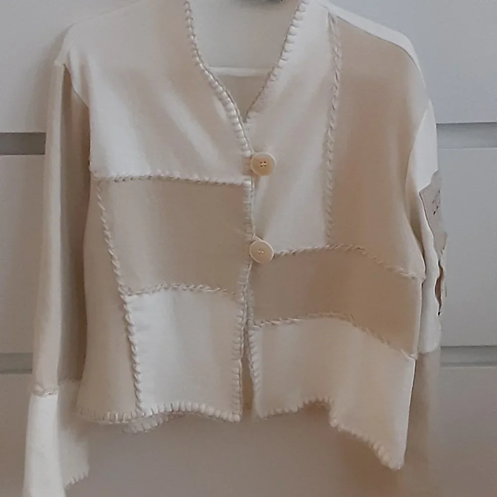 FERRE cotton stretch patchwork cardigan jacket kids size 8
